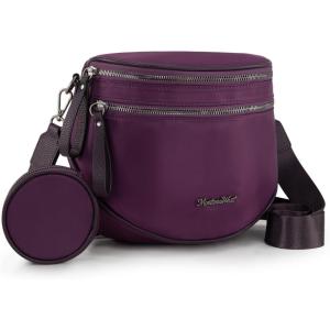 imageMontana West Large Crossbody Bags for Women Bum Bag Sling Purse with Adjustable StrapLargenylonpurple