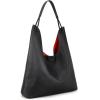 imageMontana West Hobo Bag for Women Shoulder Purse Handbags with Detachable Makeup BagBlack