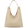 imageMontana West Hobo Bag for Women Shoulder Purse Handbags with Detachable Makeup BagKhaki