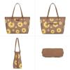imageMontana West Wrangler Purse for Women Sunflower Print Tote Bag Western Floral Shoulder BagKhaki