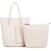imageMontana West Small Bucket Purses for Women Top Handle Purses and Satchel Handbags with Cosmetic BagBeige