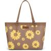 imageMontana West Wrangler Purse for Women Sunflower Print Tote Bag Western Floral Shoulder BagKhaki
