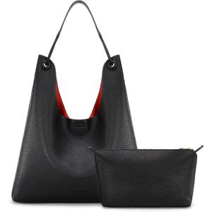 imageMontana West Hobo Bag for Women Shoulder Purse Handbags with Detachable Makeup BagBlack