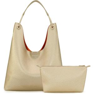 imageMontana West Hobo Bag for Women Shoulder Purse Handbags with Detachable Makeup BagGold