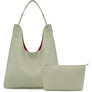 imageMontana West Hobo Bag for Women Shoulder Purse Handbags with Detachable Makeup BagGreen