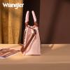 imageMontana West Wrangler Tote Bag Western Satchel Bags for Women with Braided Rope HandlesLeopard Pink Pu Strap