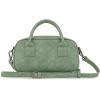 imageWrangler Barrel Bag Retro Small Top Handle Bags with Crossbody Strap Boston Satchel Purse and Handbag WomenGreen