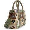 imageWrangler Boho Tote Bag Aztec Top Handle Handbags and PursesA Guitar Strapgreen