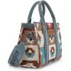imageWrangler Boho Tote Bag Aztec Top Handle Handbags and PursesA Guitar Strapjean