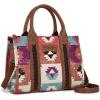 imageWrangler Boho Tote Bag Aztec Top Handle Handbags and PursesFlatcoffe