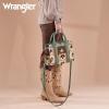 imageWrangler Boho Tote Bag Aztec Top Handle Handbags and PursesFlatgreen