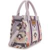 imageWrangler Boho Tote Bag Aztec Top Handle Handbags and PursesFlatjean Purple