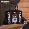 imageWrangler Boho Tote Bag Aztec Top Handle Handbags and PursesSherpa Blackwide Strap