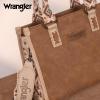 imageWrangler Tote Bag for Women Western Retro Purse Top Handle Handbags with Aztec StrapBaztecbrown