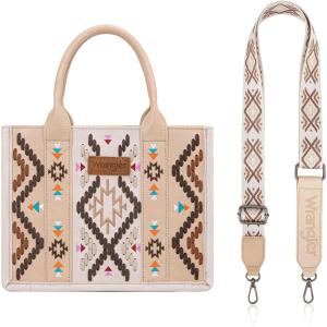 imageWrangler Aztec Tote Bag for Women Western Top Handle Handbags and PursesAvegan Leathertan