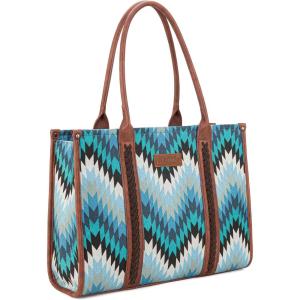 imageWrangler Aztec Tote Bag for Women Western Top Handle Handbags and PursesCcanvas Cottonjean