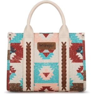 imageWrangler Boho Tote Bag Aztec Top Handle Handbags and PursesFlattan