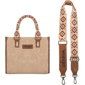 imageWrangler Tote Bag for Women Western Retro Purse Top Handle Handbags with Aztec StrapBaztectan