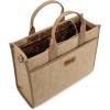 imageWrangler Laptop Bag for Women 156 Inch Vintage Work Tote Bag for Business Briefcase Handbag with Adjustable Shoulder StrapVintage Tan