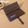 imageX Wrangler Clutch Wallet for Women Bifold Wallets Card Cases ampamp Money Organizers Slim Wallets with Clear ID WindowCoffee