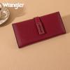 imageX Wrangler Clutch Wallet for Women Bifold Wallets Card Cases ampamp Money Organizers Slim Wallets with Clear ID WindowRed