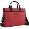 imageWrangler Laptop Bag for Women 156 Inch Vintage Work Tote Bag for Business Briefcase Handbag with Adjustable Shoulder StrapVintage Red