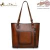 imageMontana West Genuine Leather Tote Bags for Women Shoulder Purses Tassel Handbag