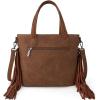 imageMontana West Western Tote Bag for Women Tooled Shoulder Purse with Wallet 2Pcs SetBrown