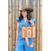imageMontana West Wrangler Tote Bag for Women Western Shoulder Purse Aztec Satchel HandbagsBrown