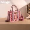 imageMontana West Wrangler Tote Bag for Women Western Shoulder Purse Aztec Satchel HandbagsHot Pink