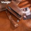 imageMontana West X Wrangler Womens Wallet Western Tooling Bifold Wallets Ladies RFID Blocking Wristlet Wallet with Zipper PocketBrown