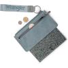 imageMontana West X Wrangler Womens Wallet Western Tooling Bifold Wallets Ladies RFID Blocking Wristlet Wallet with Zipper PocketJean