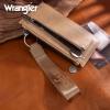 imageMontana West X Wrangler Womens Wallet Western Tooling Bifold Wallets Ladies RFID Blocking Wristlet Wallet with Zipper PocketKhaki