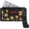imageMontana West X Wrangler Womens Wallet Western Tooling Bifold Wallets Ladies RFID Blocking Wristlet Wallet with Zipper PocketX Black