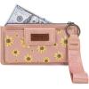 imageMontana West X Wrangler Womens Wallet Western Tooling Bifold Wallets Ladies RFID Blocking Wristlet Wallet with Zipper PocketX Pink