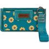imageMontana West X Wrangler Womens Wallet Western Tooling Bifold Wallets Ladies RFID Blocking Wristlet Wallet with Zipper PocketX Turquoise