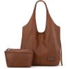 imageMontana West Slouchy Hobo Bags for Women Soft Designer Shoulder Purses Ladies Top Handle Handbag