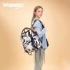 imageWrangler Diaper Bag Backpacks Western Backpack Purses Multifunction Baby Bags for Mom with Waterproof Changing Pad ampamp Pacifier Case3pcs Cow Print Black