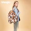 imageWrangler Diaper Bag Backpacks Western Backpack Purses Multifunction Baby Bags for Mom with Waterproof Changing Pad ampamp Pacifier Case3pcs Cow Print Brown