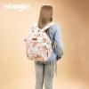 imageWrangler Diaper Bag Backpacks Western Backpack Purses Multifunction Baby Bags for Mom with Waterproof Changing Pad ampamp Pacifier Case3pcs Light Pink