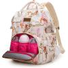 imageWrangler Diaper Bag Backpacks Western Backpack Purses Multifunction Baby Bags for Mom with Waterproof Changing Pad ampamp Pacifier Case3pcs Light Pink
