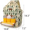 imageWrangler Diaper Bag Backpacks Western Backpack Purses Multifunction Baby Bags for Mom with Waterproof Changing Pad ampamp Pacifier CaseCacti