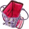 imageWrangler Diaper Bag Backpacks Western Backpack Purses Multifunction Baby Bags for Mom with Waterproof Changing Pad ampamp Pacifier CasePurple
