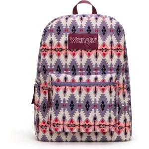 imageMontana West Wrangler Lightweight Backpack for Women Water Resistant 800D Casual Daypack for College Commute Travel ampamp GymAztec Light Violet