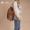 imageMontana West Fringe Shoulder Bag for Women Western Tooled Hobo Tote Bag PursesFringebrown