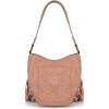 imageMontana West Fringe Shoulder Bag for Women Western Tooled Hobo Tote Bag PursesFringedark Pink