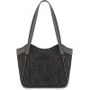 imageMontana West Western Tote Bag for Women Embroidered Shoulder BagBlack
