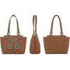 imageMontana West Western Tote Bag for Women Embroidered Shoulder BagFloralbrown