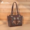 imageMontana West Western Tote Bag for Women Embroidered Shoulder BagFloralcoffee
