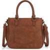 imageMontana West Wrangler Tote Bags for Women Medium Crossbody Purses Designer Top Handle HandbagsBrown